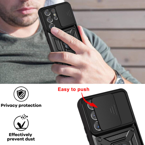 (Silver, For Samsung S20Plus) Shockproof Armor Case For Samsung Galaxy S22 S21 S 2