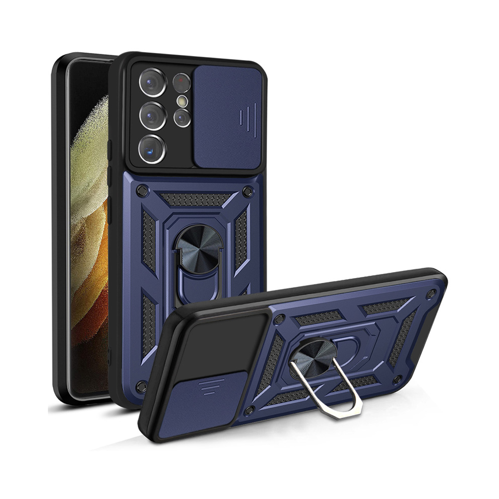 (, For Samsung S20ultra) Shockproof Armor Case For Samsung Galaxy S22 S21 S Blue 931287647803
