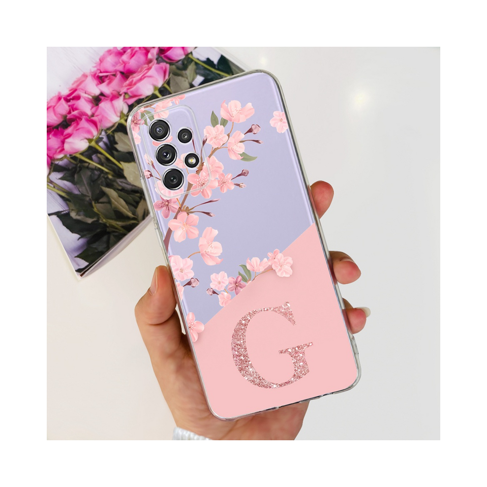 (Flower - G, For Samsung A33 5G) For Samsung Galaxy A53 5G Case Cover SM-A536B Cute