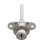Zinc Alloy Drawer Cupboard Locker Cam Lock with Keys, Silver 7