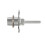 Zinc Alloy Drawer Cupboard Locker Cam Lock with Keys, Silver 6