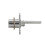 Zinc Alloy Drawer Cupboard Locker Cam Lock with Keys, Silver 3