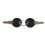 Zinc Alloy Drawer Cupboard Locker Cam Lock with Keys, Silver 2