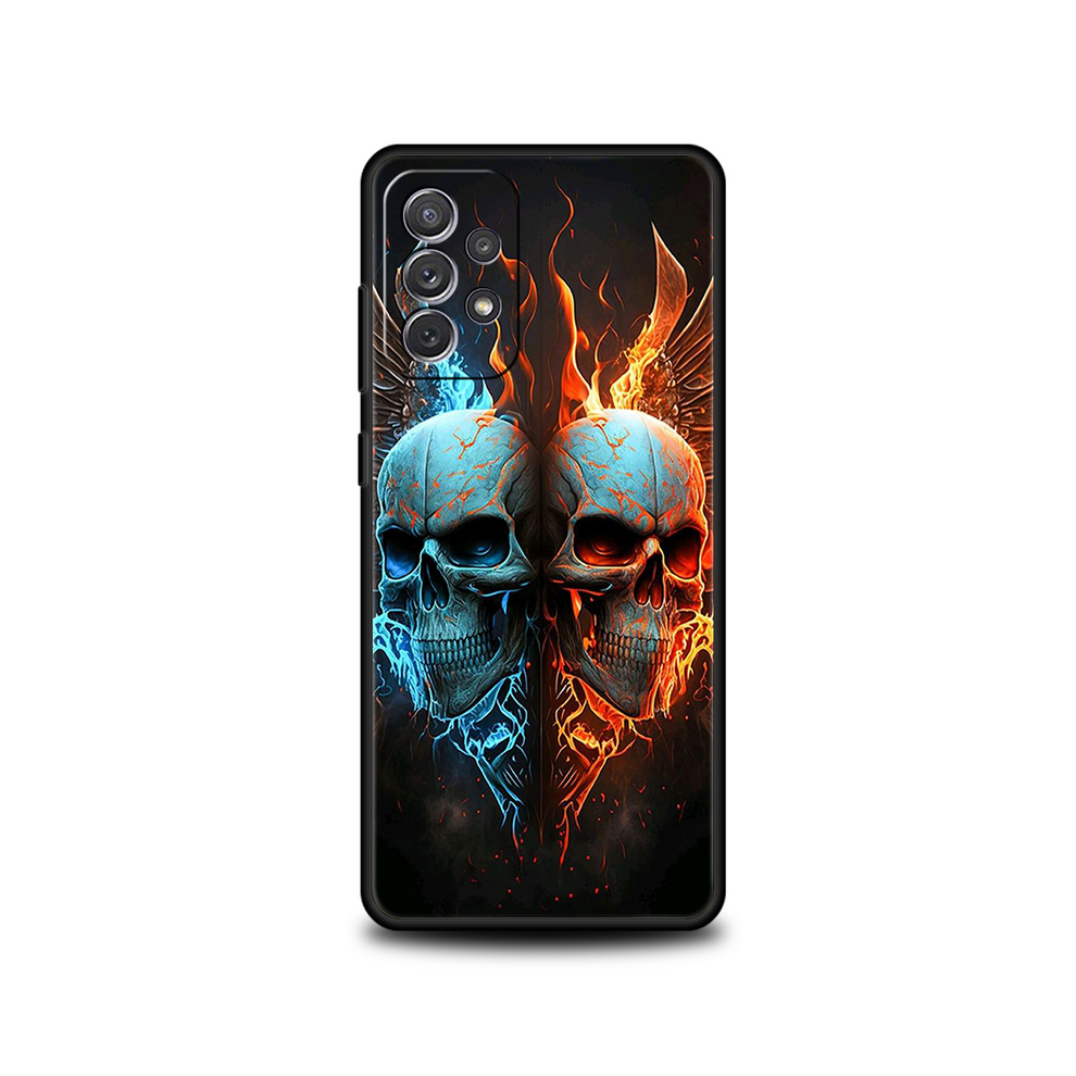 (A7, For Samsung A22) Grim Reaper Skull Skeleton Phone Case For Samsung 931287645243