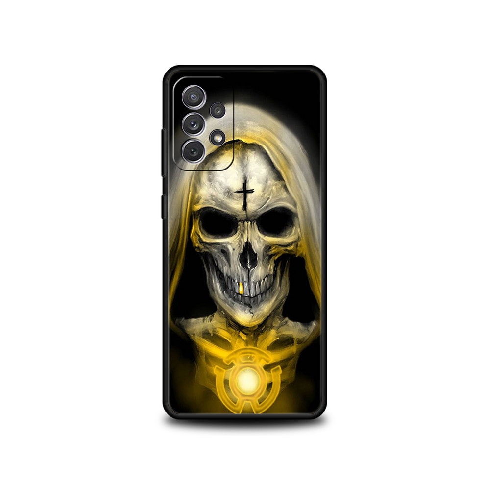 (A3, For Samsung A23) Grim Reaper Skull Skeleton Phone Case For Samsung 931287645403