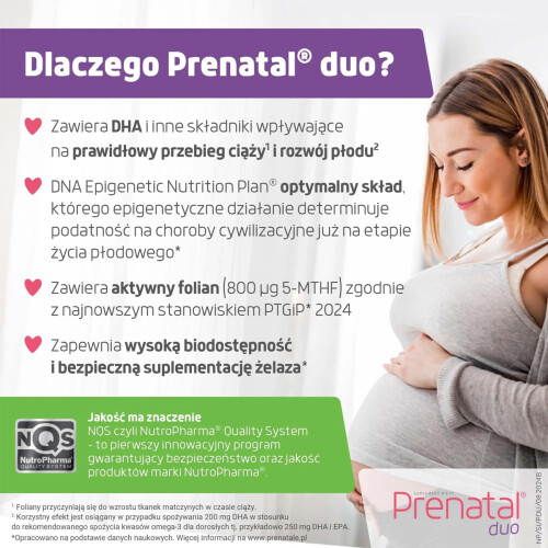 Prenatal Duo 60 + 30 caps (Classic + DHA) Pregna 1