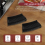 Silicone Pan Handle Cover Ear Clip Cast Iron Handle Holder,Black,2PCS 5