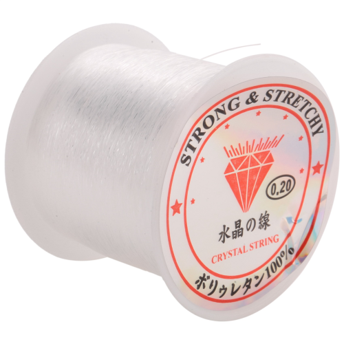 Διάμετρος 0,2 χιλιοστών Διαφανές νάιλον Fishing Line Cool Beading String 2