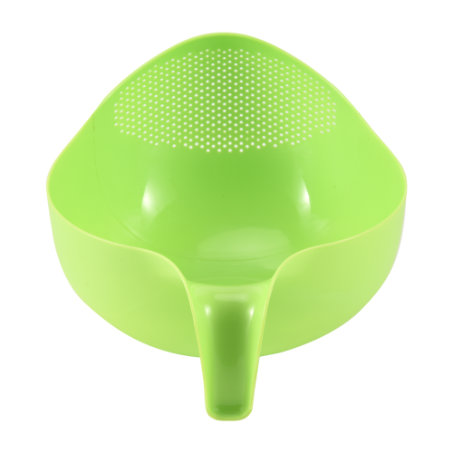 Rice Washing Filter Strainer Kitchen Tool With Handle Green 1