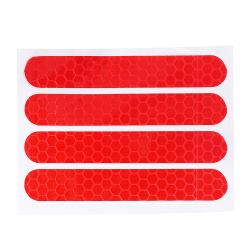 Capa protetora com adesivo refletivo para Max G30, vermelha