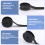 1 Pack γραφομηχανή Ribbon Twin Spool Pack Μελάνι για τις περισσότερες γραφομηχανές μαύρο 5