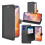 (Black) For Motorola G55 Wallet Flip Cover Case 1