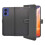 (Black) For Motorola G55 Wallet Flip Cover Case 4
