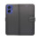 (Black) For Motorola G55 Wallet Flip Cover Case 6