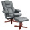 Homcom HOMCOM Reclining Armchair with Footstool and Adjustable Backrest, Grey 8