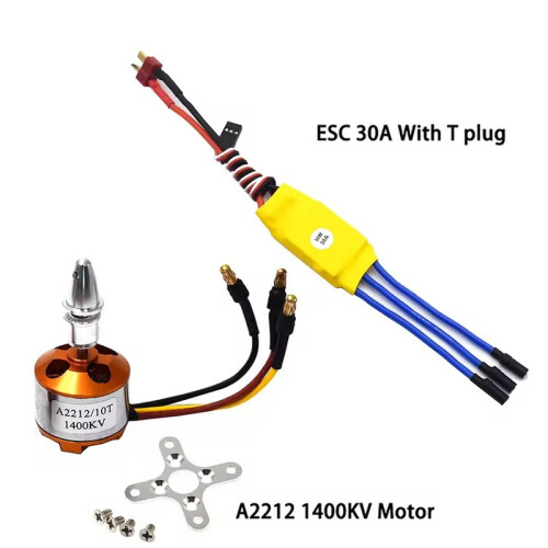 40a Esc Mua RC A2212 1400KV Brushless Motor 30A ESC SG90 Servos 8060 Propeller For Rc Plane