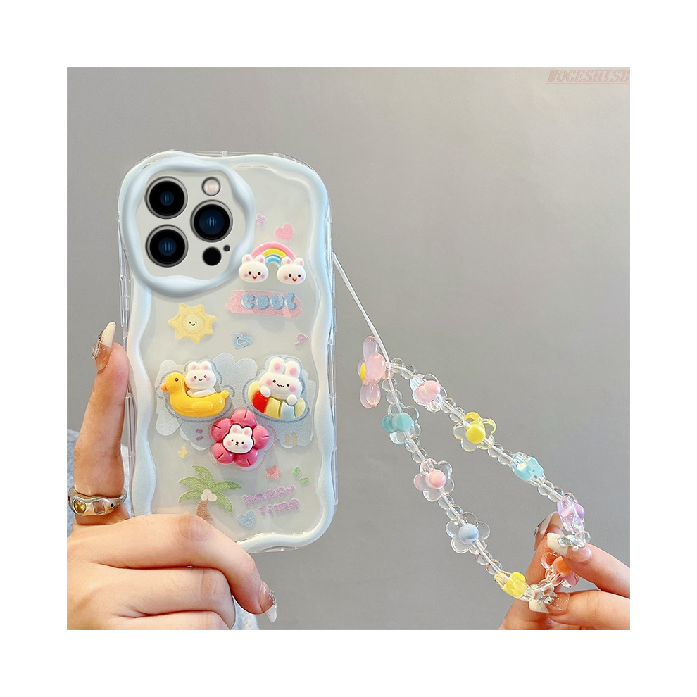 (Rabbit Galaxy A52 5G) Kuromi Rabbit Phone Case For Samsung Galaxy A31 A3 Blue 931288152610