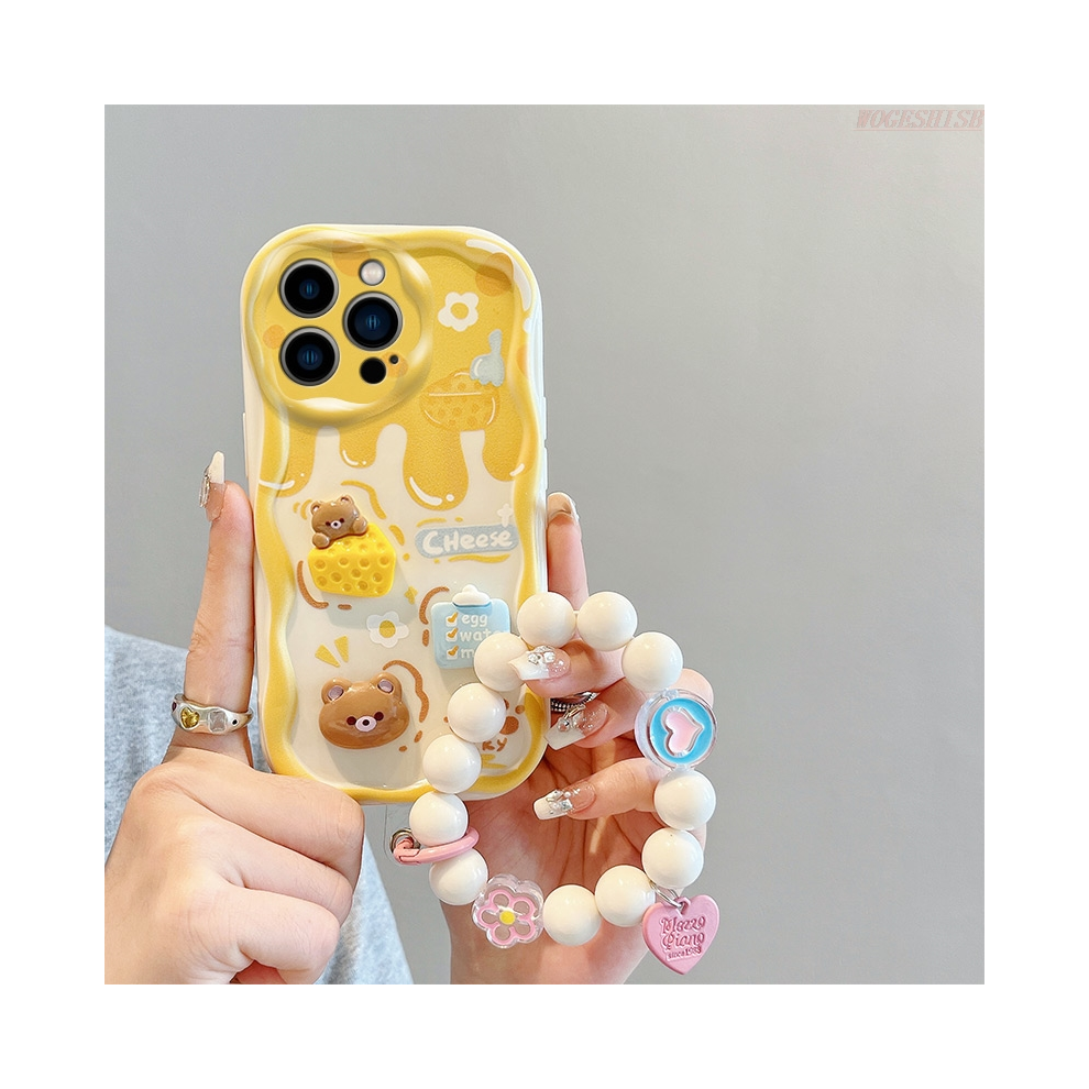(Bear Galaxy A53 5G) Kuromi Rabbit Phone Case For Samsung Galaxy A31 A3 Yellow 931288152757