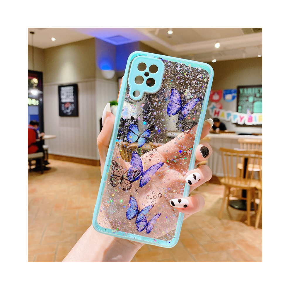 (Dq, For S21) Glitter Sequin Butterfly Case For Samsung Galaxy S 931288159787