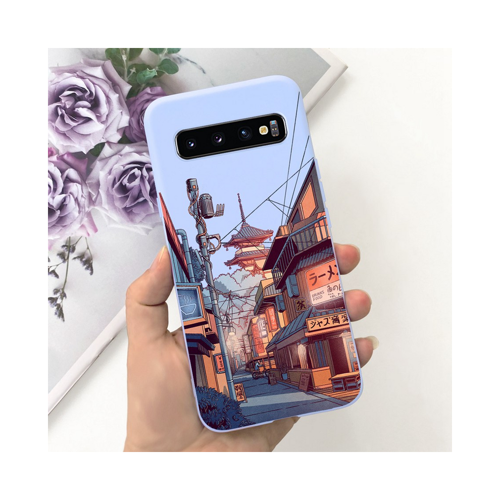 (Capa-U02, For Samsung S10e) For Samsung S10 Plus Sm-G975f Case Cute Dinosaur D 931288162084
