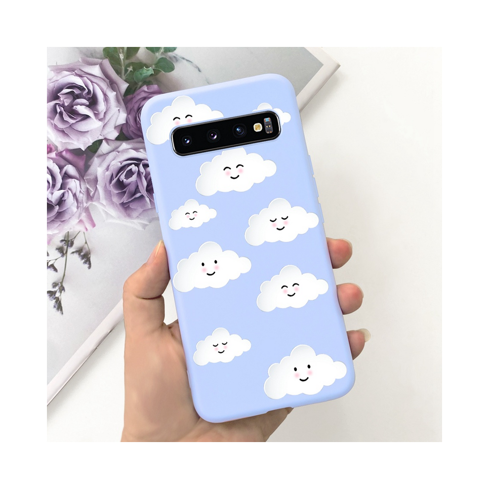 (Capa-U62, For Samsung S10) For Samsung S10 Plus Sm-G975f Case Cute Dinosaur D 931288162213
