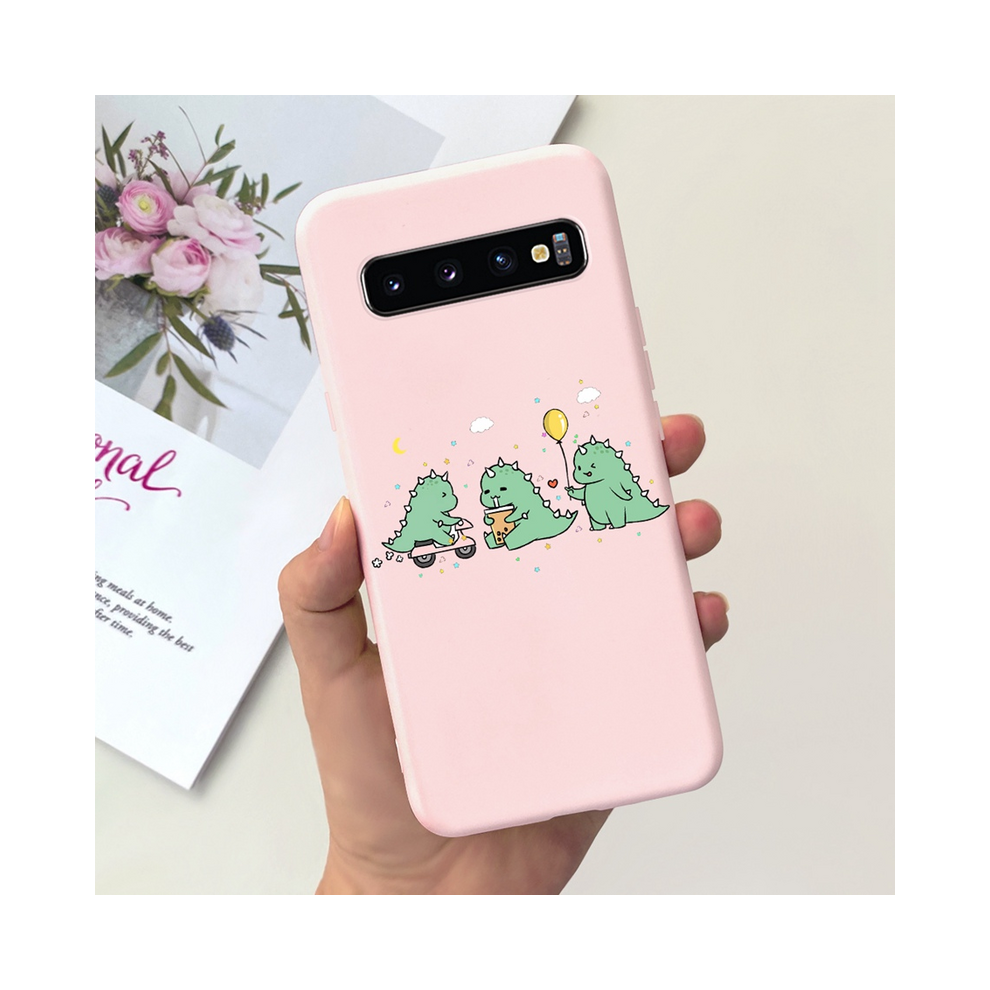 (Capa-U08, For Samsung S10 Plus) For Samsung S10 Plus Sm-G975f Case Cute Dinosaur D 931288162404