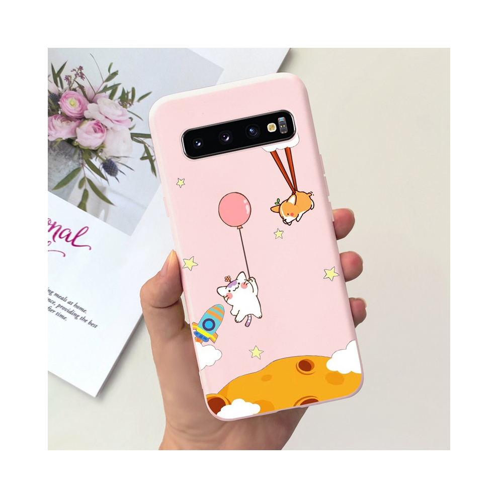 (Capa-U51, For Samsung S10e) For Samsung S10 Plus Sm-G975f Case Cute Dinosaur D 931288162626