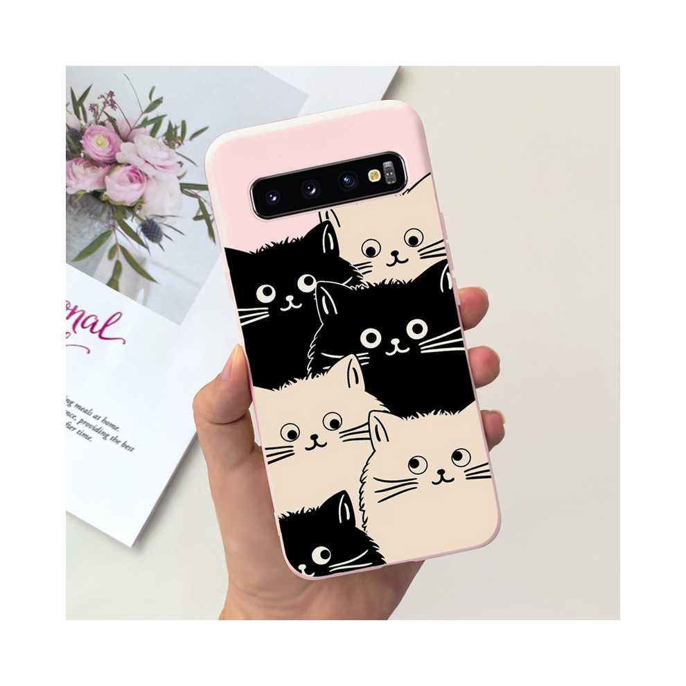 (Capa-U43, For Samsung S10e) For Samsung S10 Plus Sm-G975f Case Cute Dinosaur D 931288162923