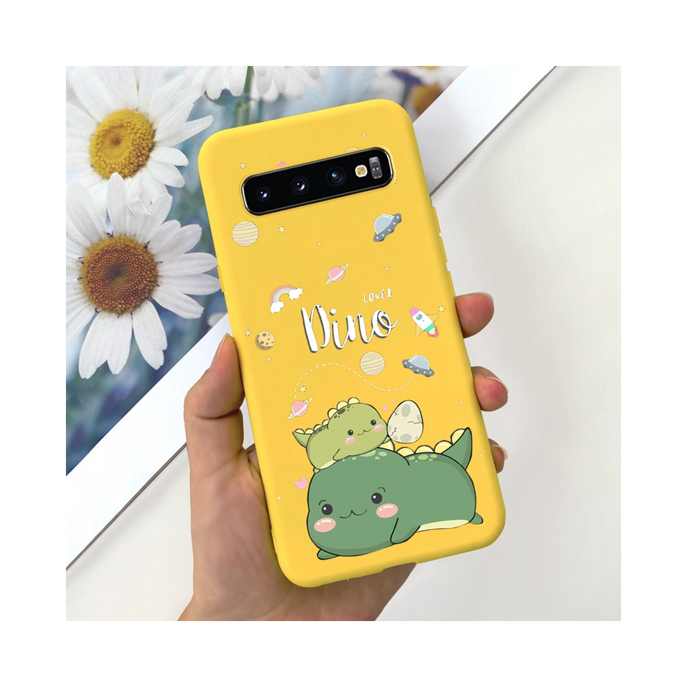 (Capa-U37, For Samsung S10 Plus) For Samsung S10 Plus Sm-G975f Case Cute Dinosaur D 931288163128