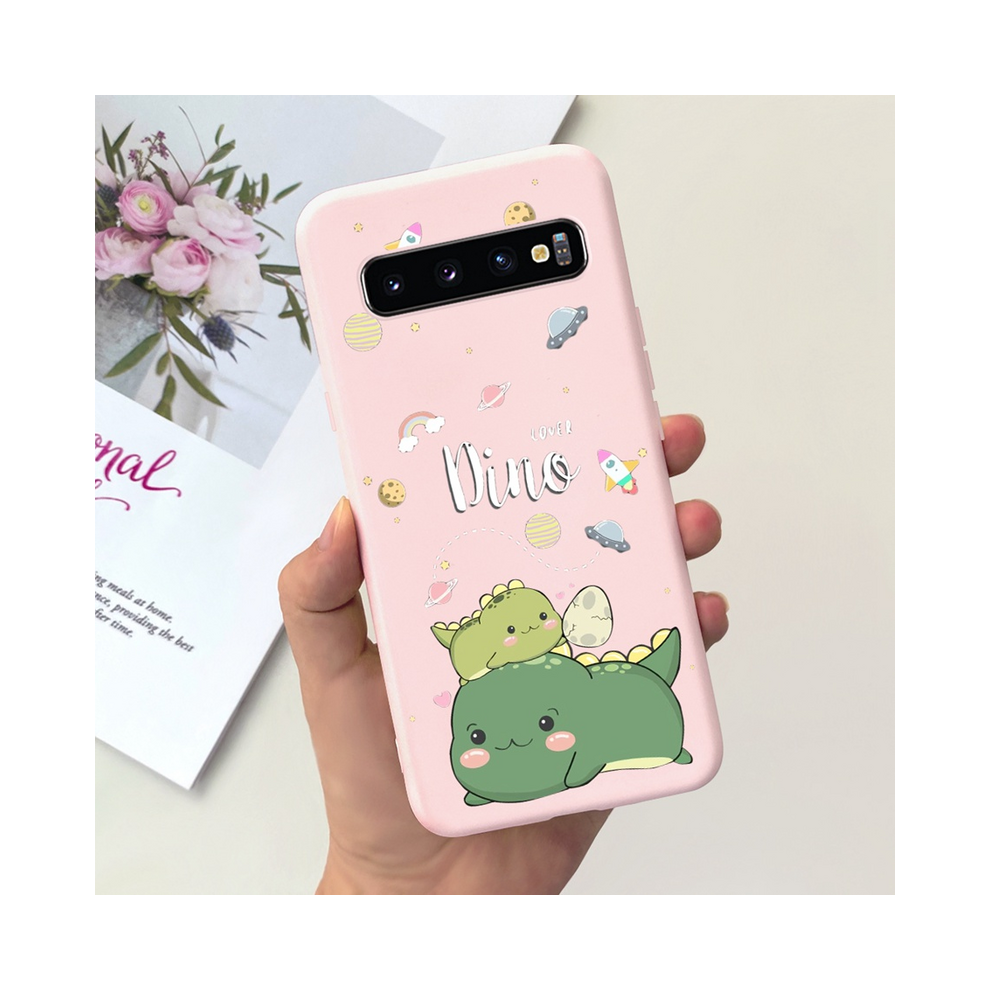 (Capa-U35, For Samsung S10 Plus) For Samsung S10 Plus Sm-G975f Case Cute Dinosaur D 931288163180