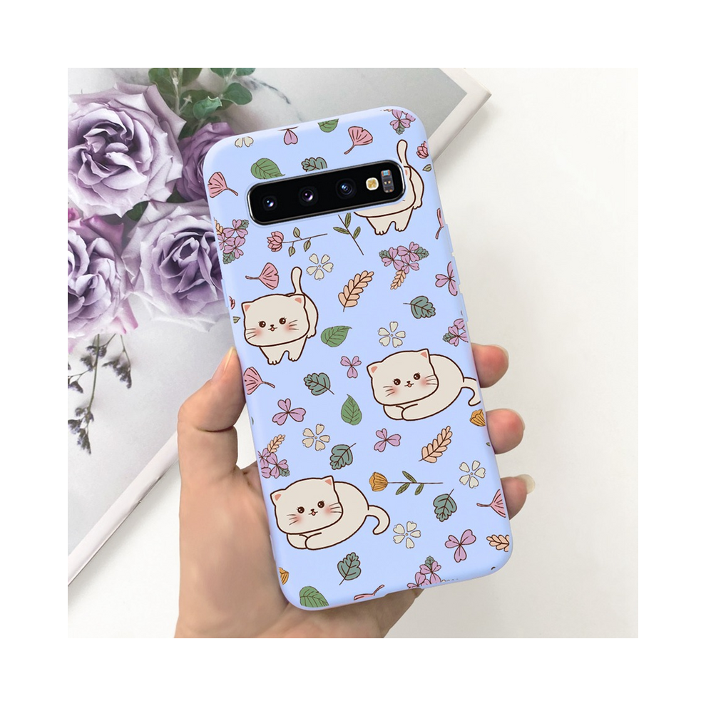 (Capa-U46, For Samsung S10e) For Samsung S10 Plus Sm-G975f Case Cute Dinosaur D 931288163326