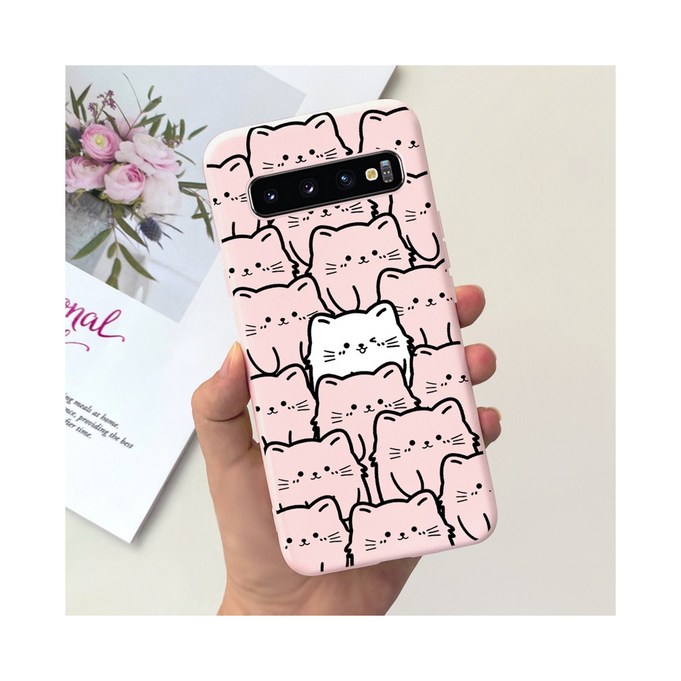 (Capa-U20, For Samsung S10e) For Samsung S10 Plus Sm-G975f Case Cute Dinosaur D 931288163463
