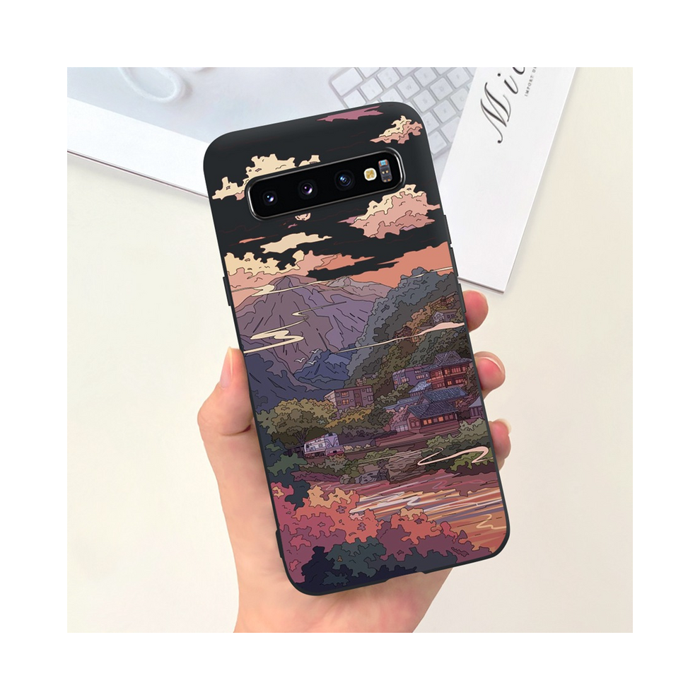 (Capa-U19, For Samsung S10e) For Samsung S10 Plus Sm-G975f Case Cute Dinosaur D 931288163494