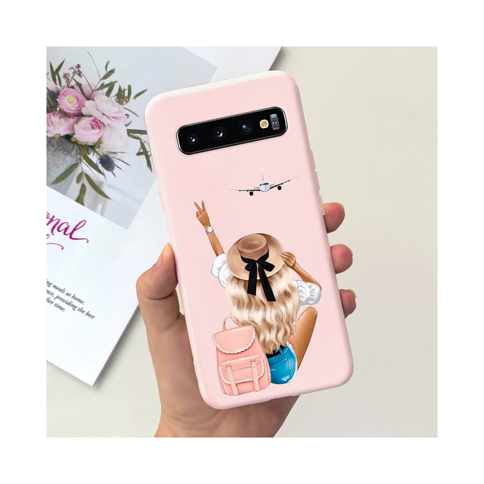(Capa-U27, For Samsung S10e) For Samsung S10 Plus Sm-G975f Case Cute Dinosaur D 931288163890