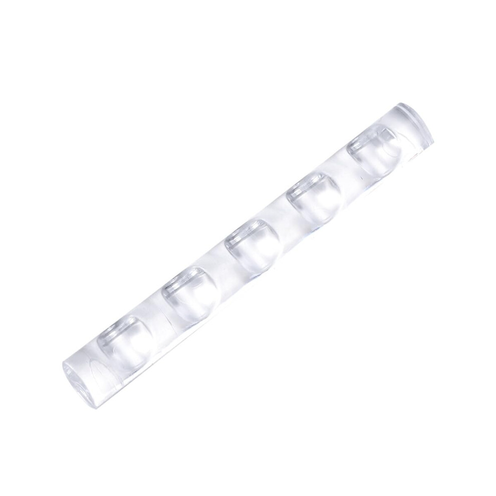 Squarezhenbo Brush Holder Nail Art Acrylic Simple Transparent Pen Brush Stand Brush Rest Brush Rest For 5 Nail Pens Gel Nails Nail Tools Nail Supplies Stylish Usef