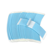 20 stuks blauwe kant front pruik tape dubbelzijdig pruik tape waterdichte haarverlenging tape sterke hold heldere pruik tape voor kanten pruiken haar