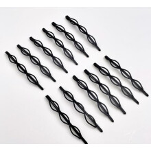 24Pcs Black Vintage Hair Pins Mini Bobby Pins Fashion BB Clip Invisible Bangs Clip Small Bobby Pins for Women and Girls Decorative Wedding Dainty Hair