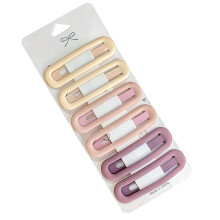 6 stks schattige snoepkleur dames haarclips matte snap meisjes haarclips en antislip metalen snap haarclips geschikt voor elk haartype voor styling d