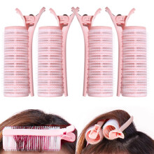 Ouliget 2 in 1 Bangs Haarrollers met Clip Haarklemmen Set, Volume Clips voor Fluffy Haar