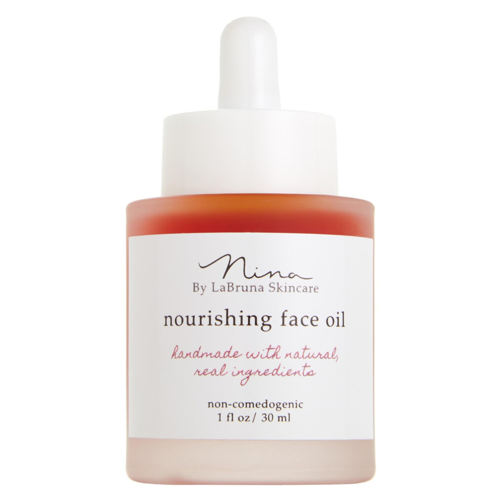 LaBruna Skincare Nourishing Facial Oil - 1 Fl Oz - Cleansing Vitamin C Face Oil for Dry Skin - Gua Sha Facial Oil for Women - Dry Skin Face Moisturize