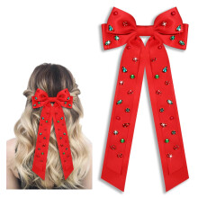 Kerst haarspeldjes Kerst haarstrikspeldjes Kerstboom Rendier Haarelastiekjes Kerst haaraccessoires Rode kralen