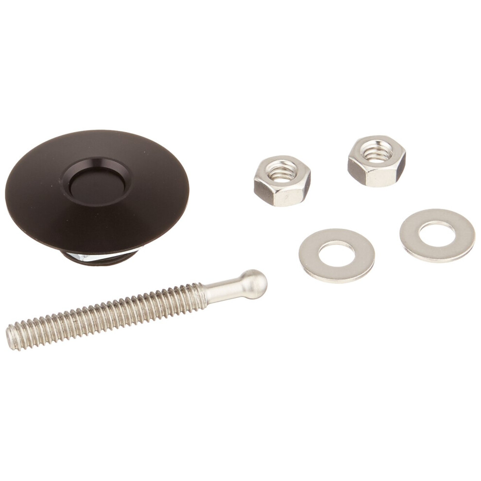 Quik-Latch Products Ql-25-Sb1.5 1.5"""" Diameter Anodized Aluminum Mini Quick Release Latch Black 702730425787