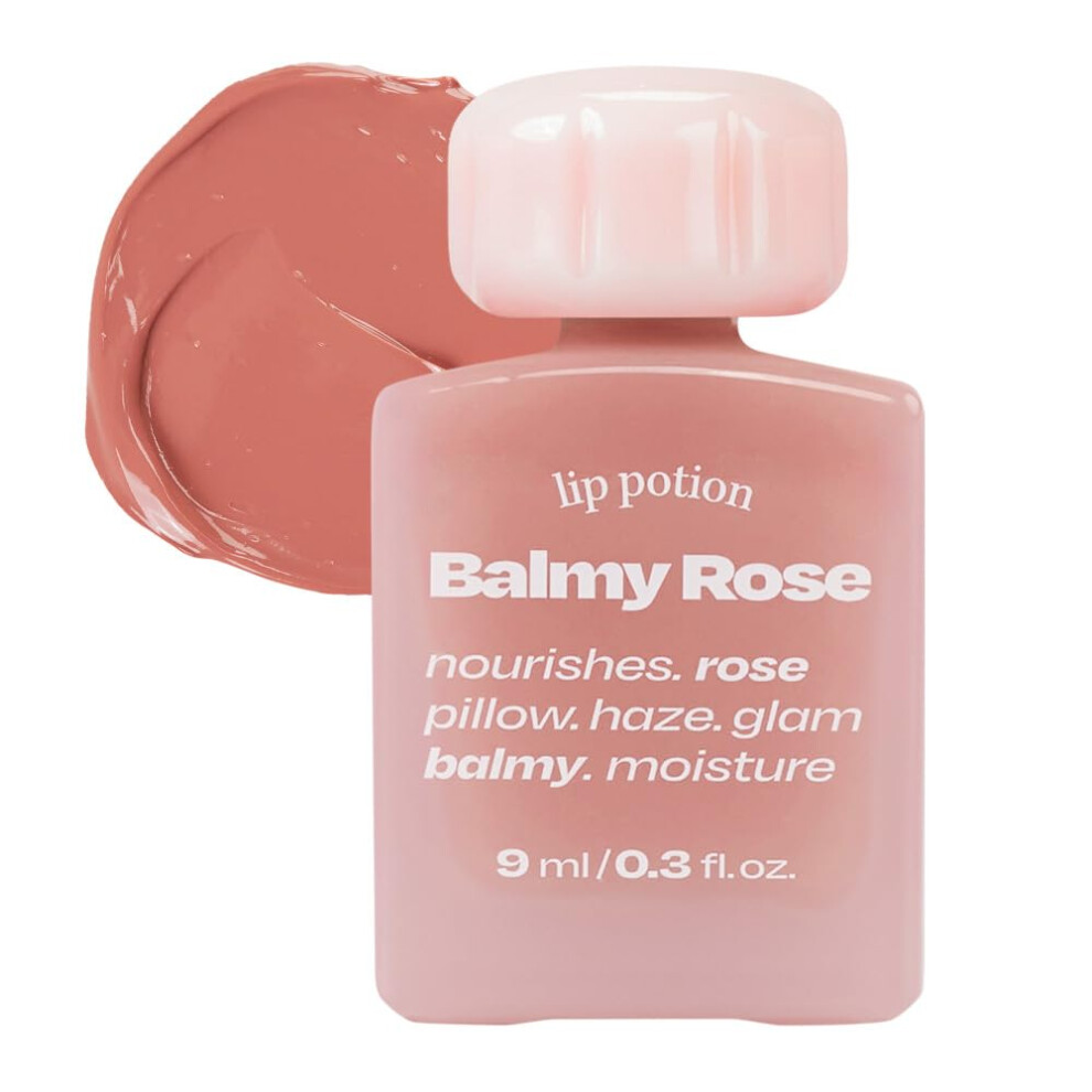 Alternativestereo Lip Potion Balmy Rose No.00 Nudy Apricot | Creamy Hydrating Rosy Lip Tint With A Subtle Glow | 0.3 Oz