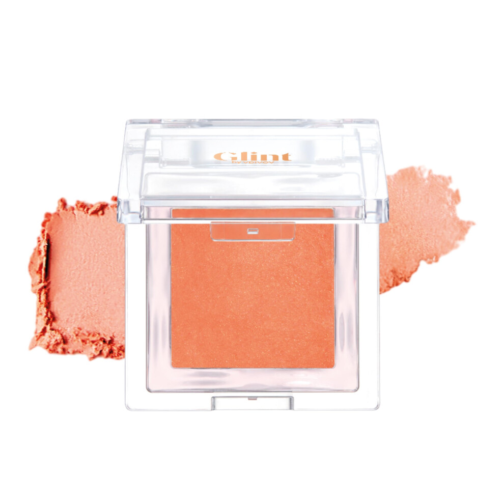 Glint By Vdivov Spring Event Glint Baked Blush (Citrus Pop 0.08Oz) - Long-Lasting All-Day Face Blush Powder For A Natural Look. Korean Skin Care Korean Makeup. Ble