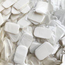 ZhangyiHot Pack of 100 Pcs white Soap Paper Sheets Portable Disposables Travel Bath Slices Sheet Paper Soap Flakes for Travel Outdoor Outdoor Soa