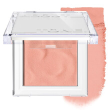 ABOUT TONE Fluffy Wear Blusher - Pressed Powder Cheek Blush with Airy and Soft Matte Blurring Finish Blendable & Buildable Natural Color Korean Makeu