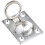 Deltana FRP175U26D 1 3/4-Inch x 1 3/8-Inch Solid Brass Flush Ring Pull 2