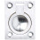 Deltana FRP175U26D 1 3/4-Inch x 1 3/8-Inch Solid Brass Flush Ring Pull 1