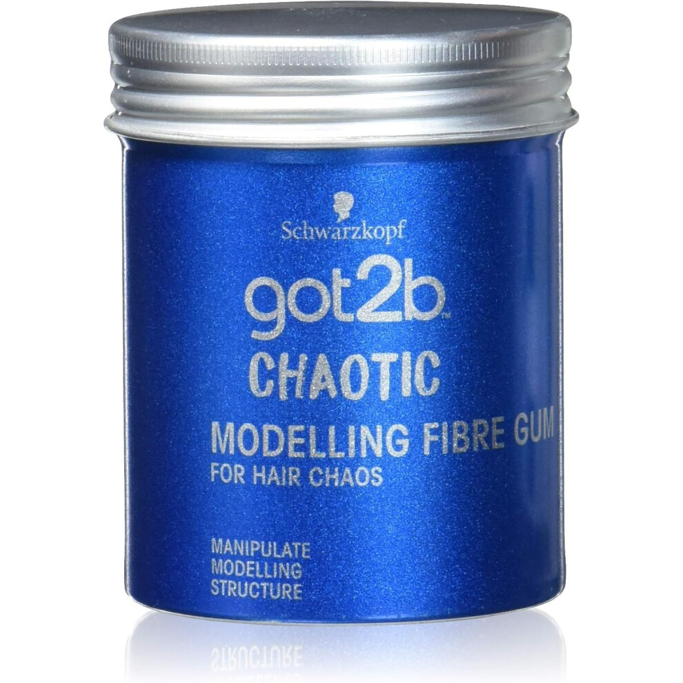 Got2B Chaot Modeling Fibre Gum Hold 3 (100ml) Hair Wax for Men Creates Tousled Looks  Hair Paste with Strong but Flexible Hold for Individual Styles