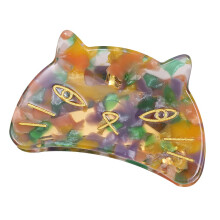 Leuke kattenhaarclips Klauwclips voor meisjes Acetaat haarclips voor dames S4